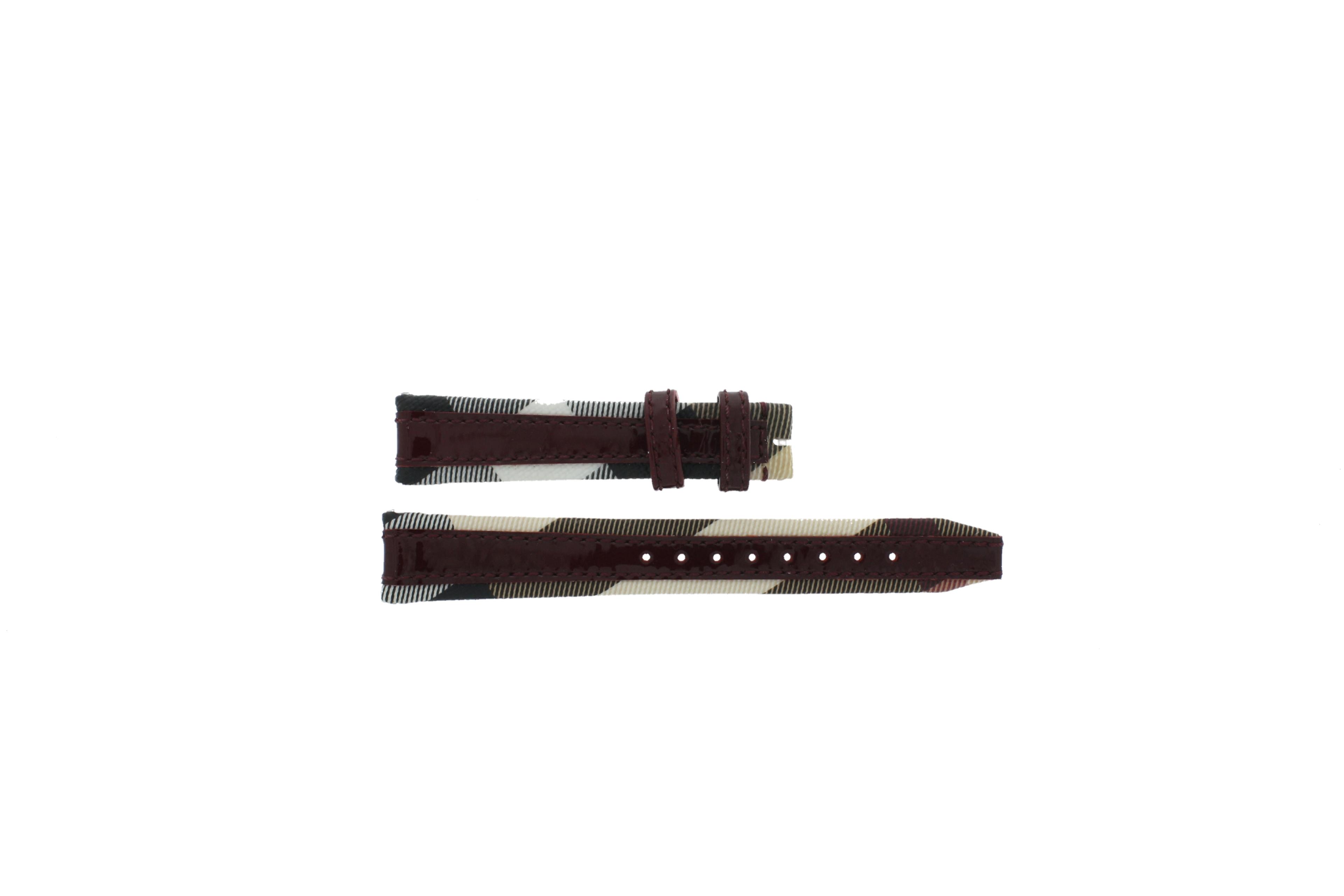 Watch strap Burberry BU1397 Leather Multicolor 16mm