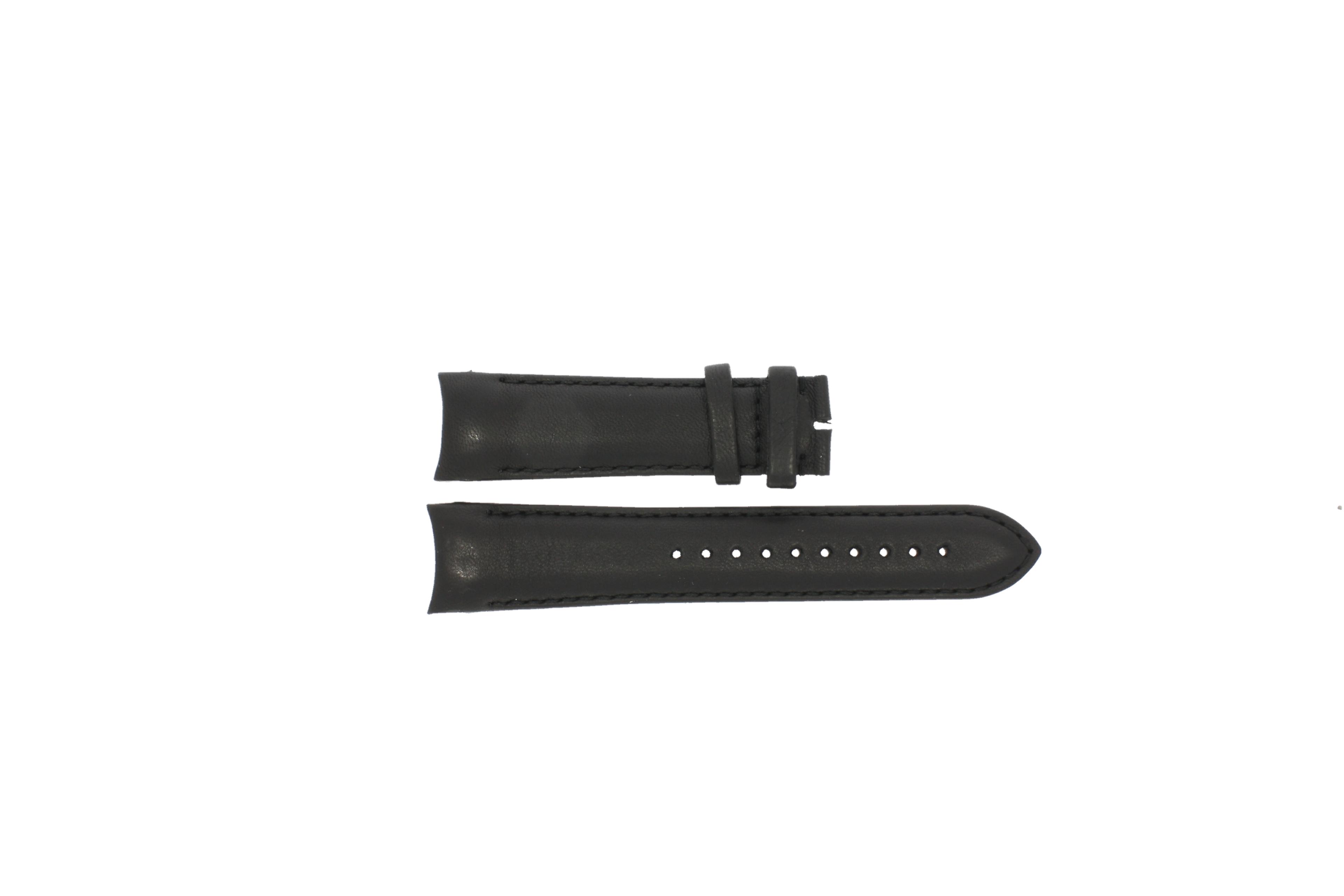 Watch strap Burberry BU1855 / BU1858 / BU1860 Leather Black 22mm