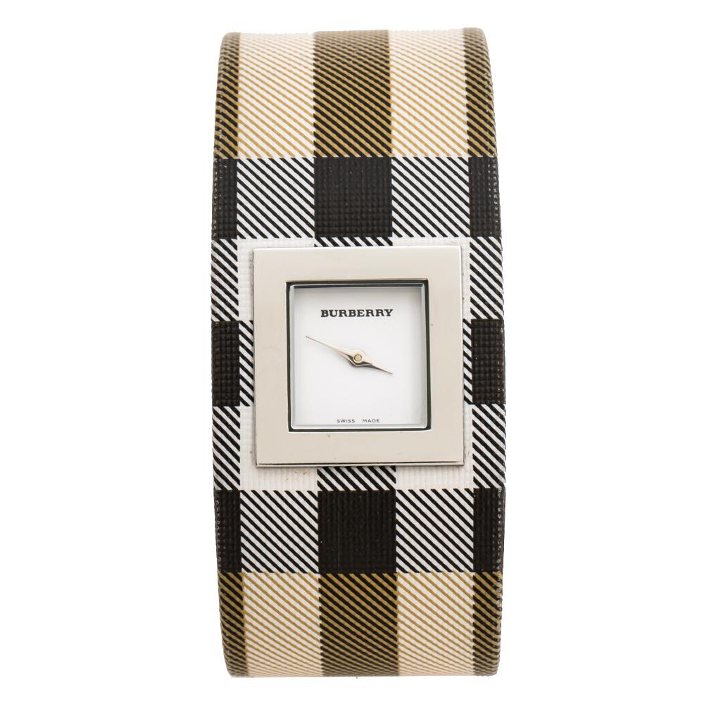 Watch strap Burberry BU4000 Leather Multicolor 22mm