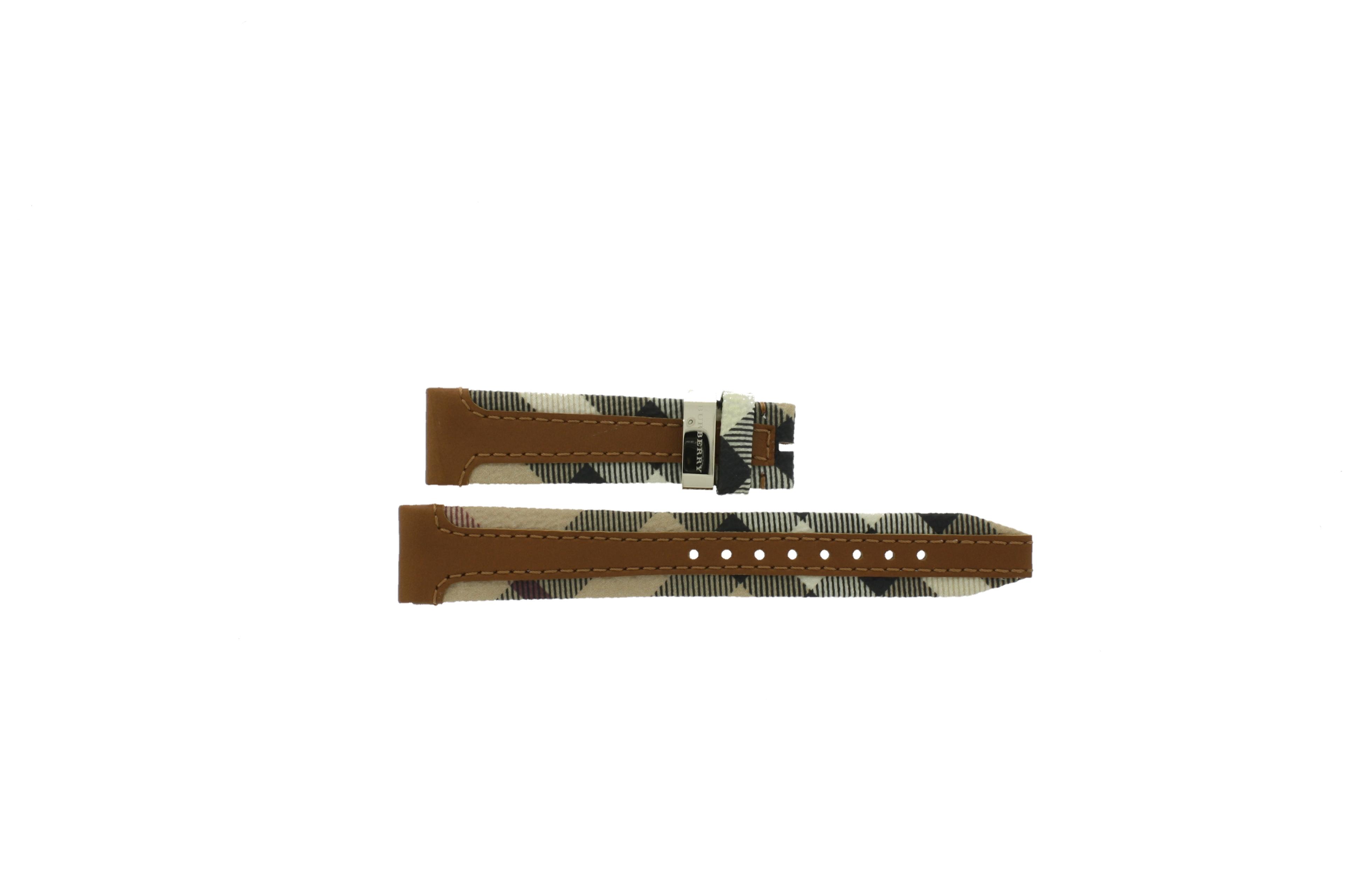 Watch strap Burberry BU9133 Leather Beige 18mm