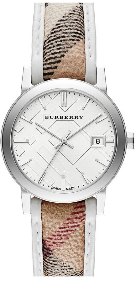 Watch strap Burberry BU9136 Leather Multicolor 18mm