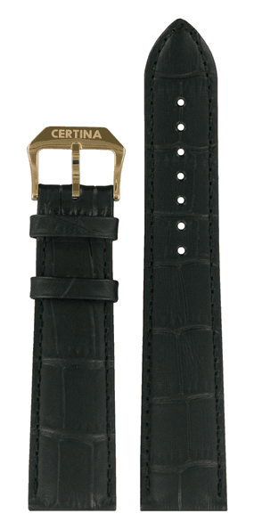 Watch strap Certina C600017092 Leather Black 21mm