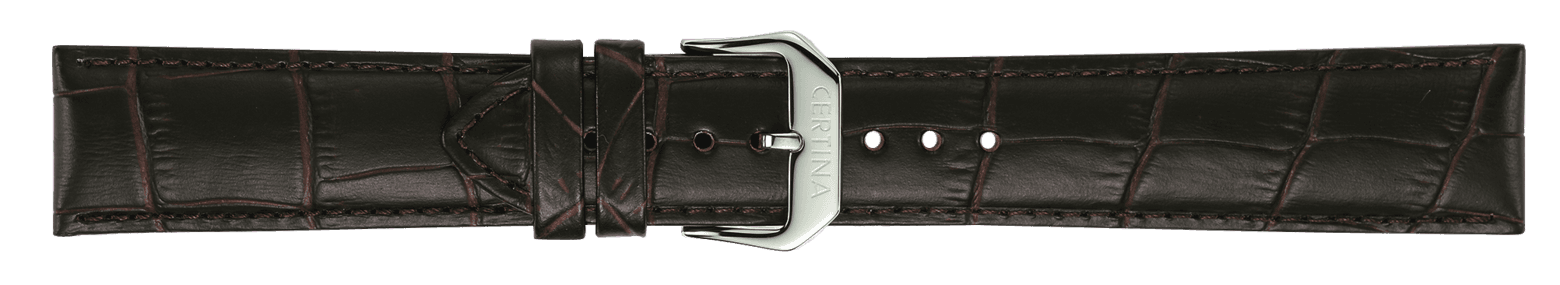 Watch strap Certina C035410A / C600021032 Leather Brown 20mm