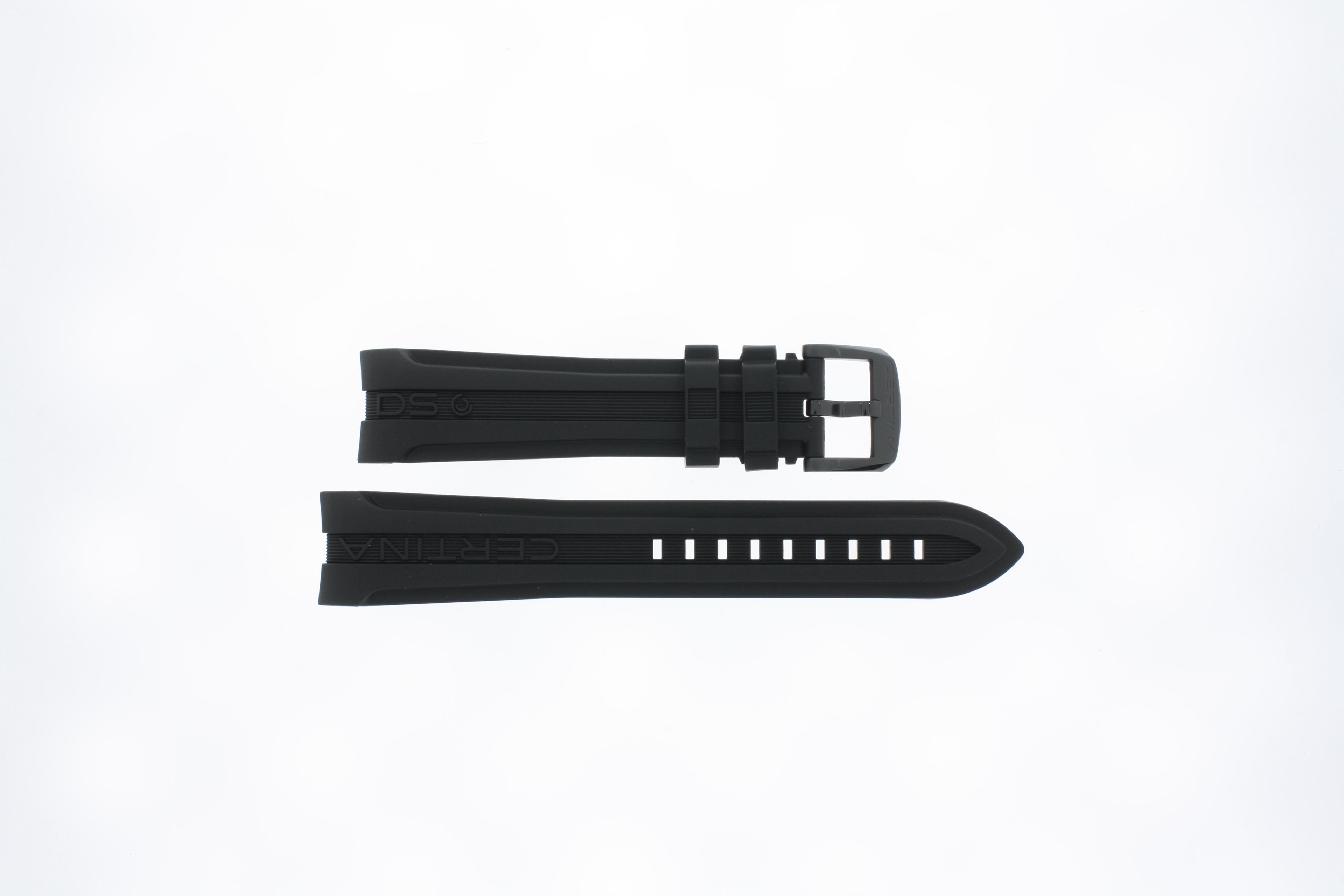 Watch strap Certina C603018054 Rubber Black 21mm