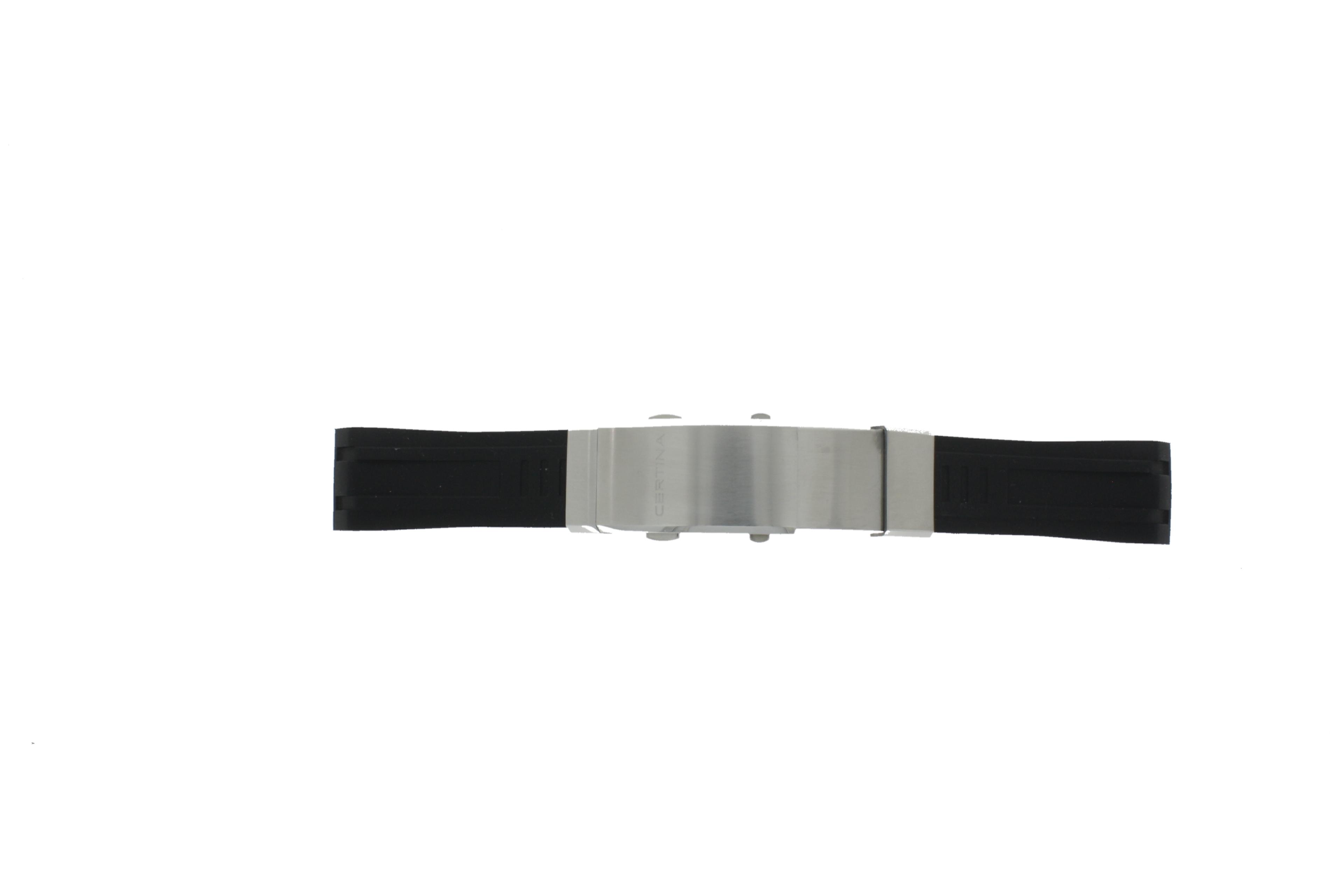 Watch strap Certina C603020937 / XS Rubber Black 21mm