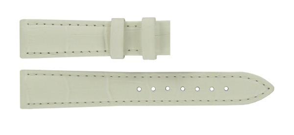 Watch strap Certina C610019068 Leather White 16mm