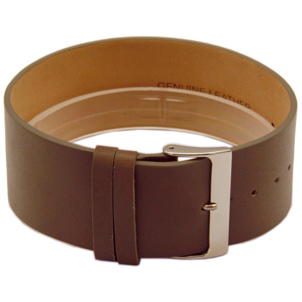 Watch strap Universal CCC.1032 / Z032 Leather Brown 28mm