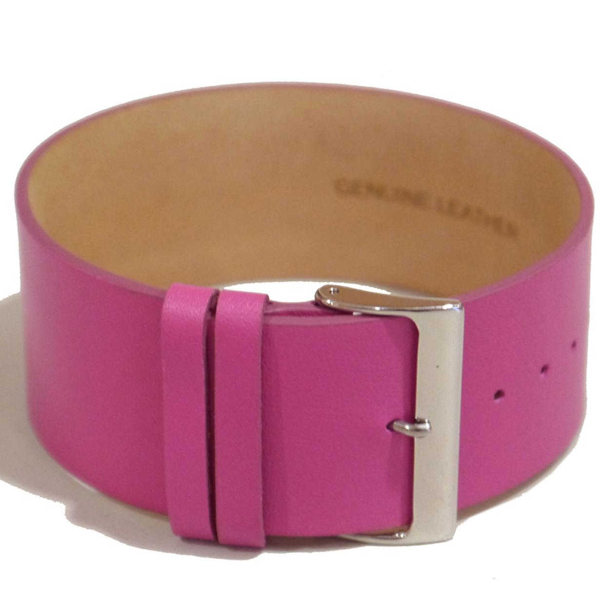 Watch strap Universal CCC.1035 / Z035 Leather Pink 28mm