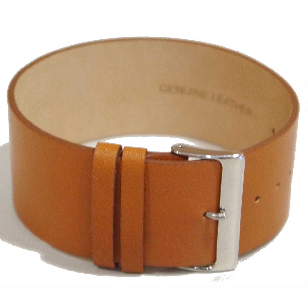 Watch strap Universal CCC.1038 / Z038 Leather Cognac 28mm