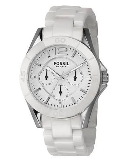 Watch strap (Strap + Case combination) Fossil CE1002 Ceramics White