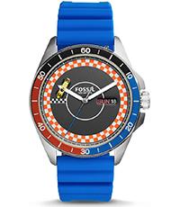 Watch strap Fossil CH3053 Silicone Blue 22mm