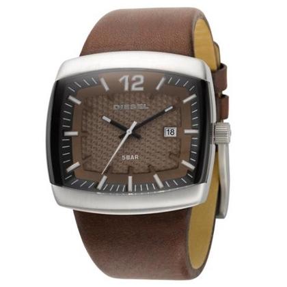 Watch strap Diesel DZ1204 Leather Brown 32mm