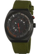 Watch strap Diesel DZ1412 Textiles Green 22mm