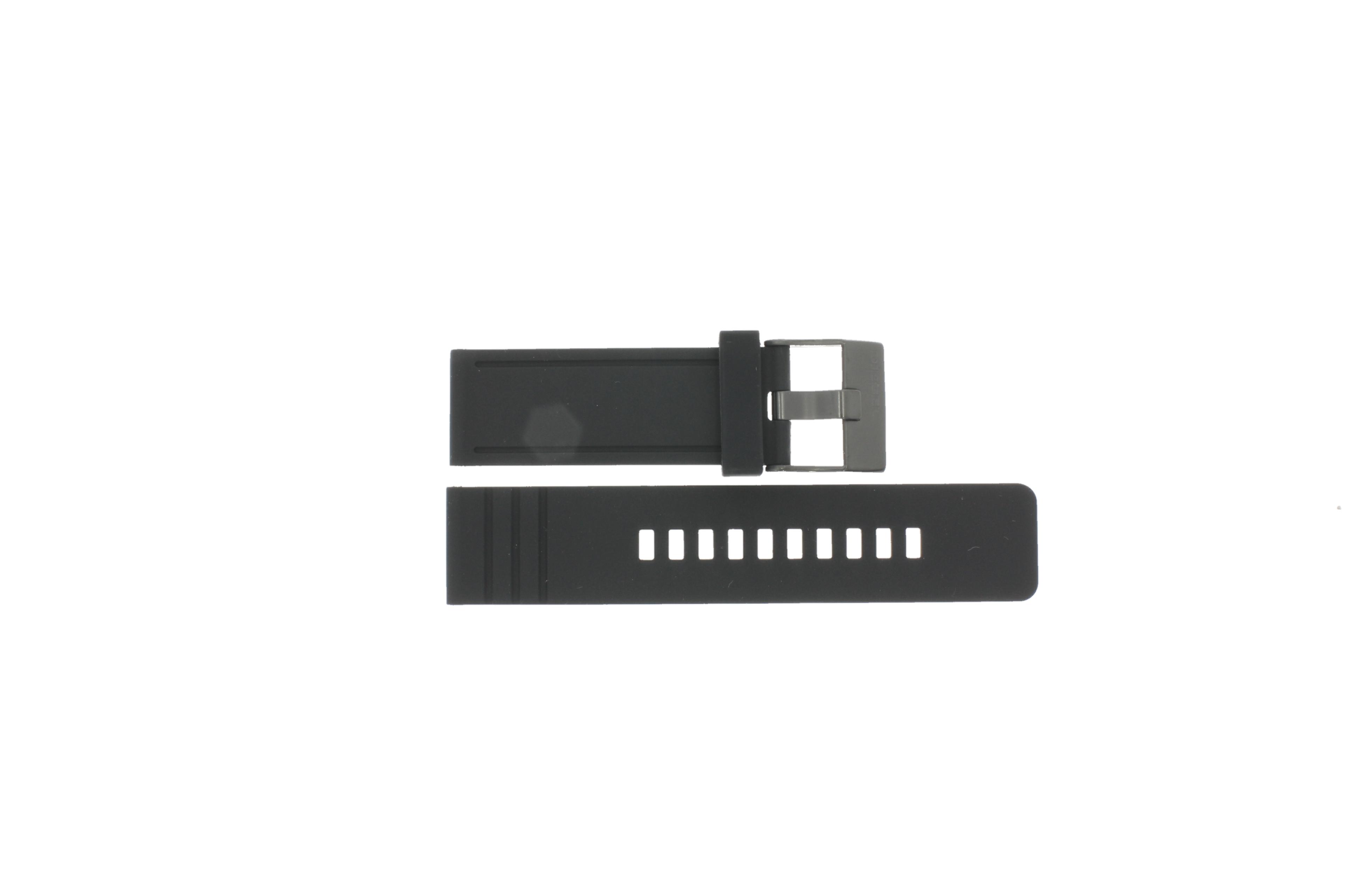 Watch strap Diesel DZ1446 Silicone Black 24mm