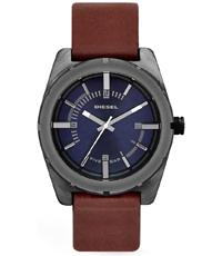 Watch strap Diesel DZ1598 Leather Brown 22mm