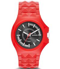 Watch strap Diesel DZ1647 Plastic Red 26mm