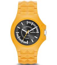 Watch strap Diesel DZ1649 Plastic Yellow 26mm