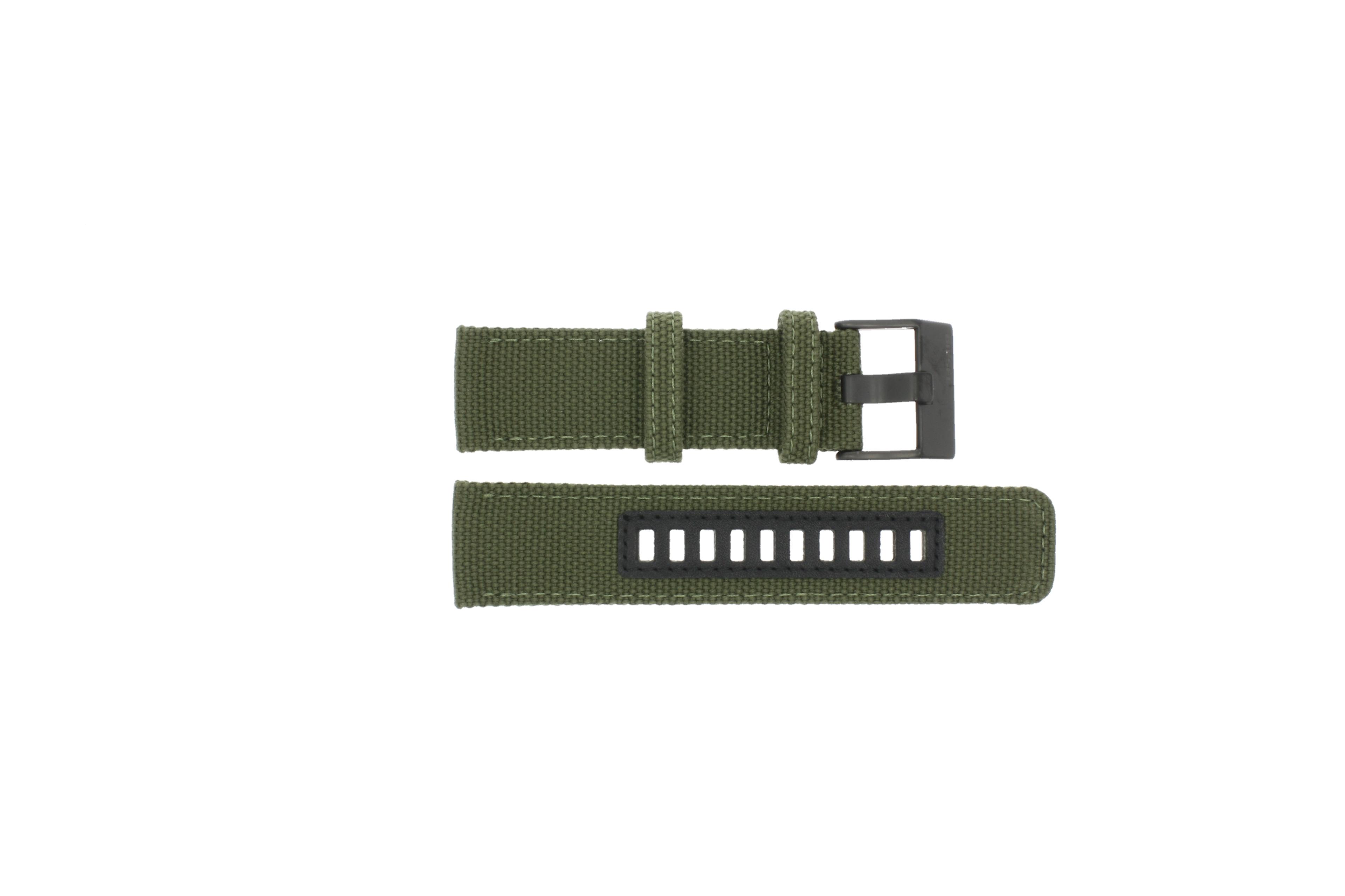 Watch strap Diesel DZ4189 Textiles Green 25mm