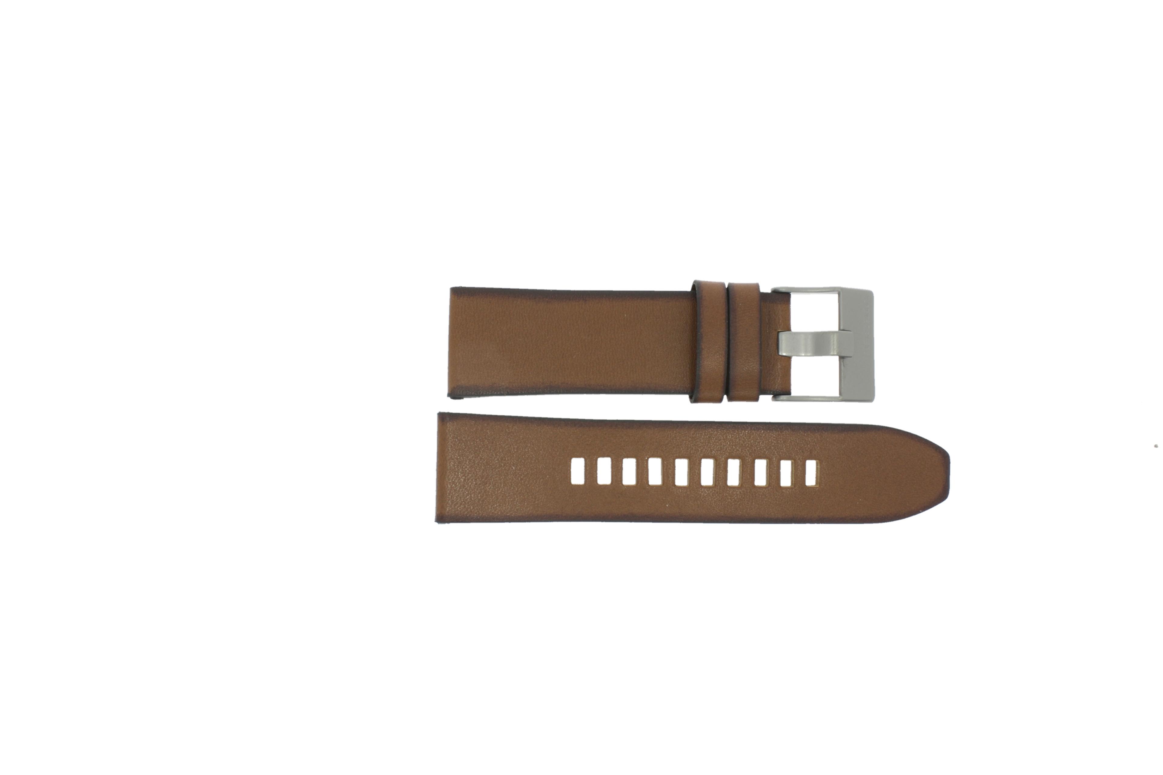 Watch strap Diesel DZ4280 Leather Brown 26mm