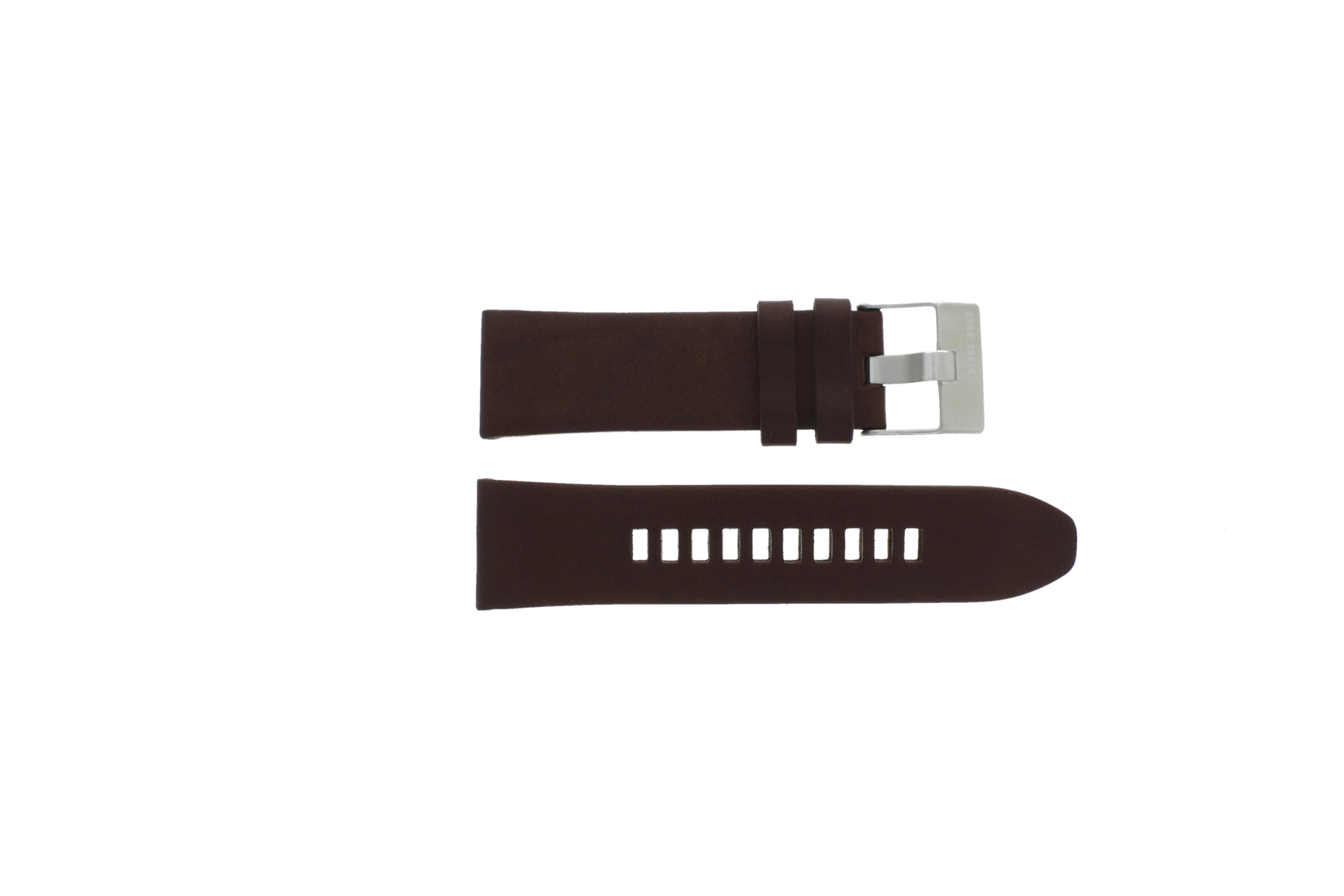 Watch strap Diesel Mega Chief / DZ4281 Leather Brown 26mm