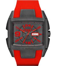 Watch strap Diesel DZ4288 Silicone Red 32mm