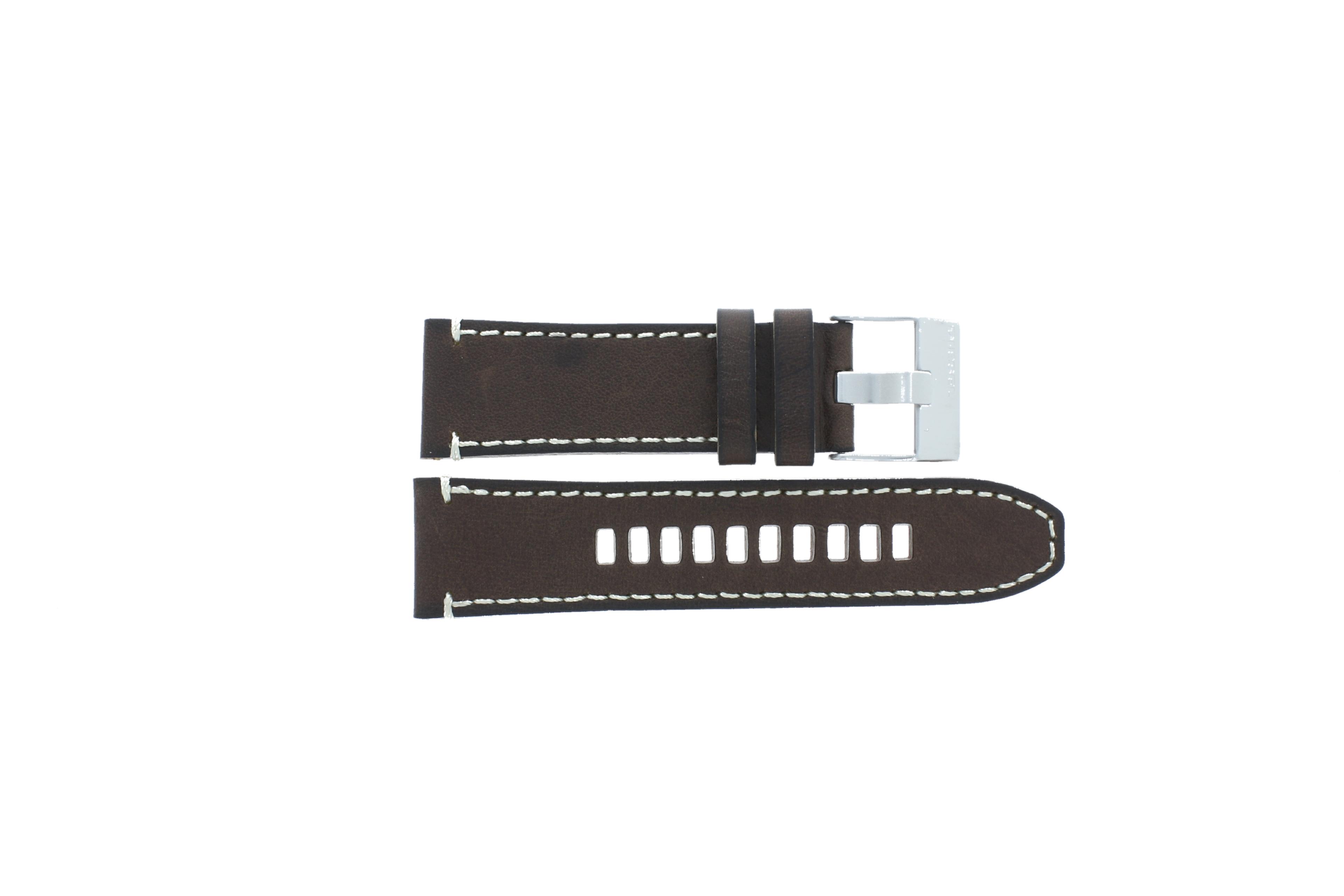 Watch strap Diesel DZ4458 Leather Cognac 26mm