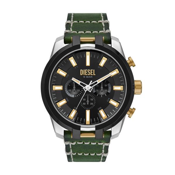 Watch strap Diesel DZ4588 Leather Green 26mm