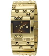 Watch strap Diesel DZ5144 Stainless steel Gold Toned 30mm