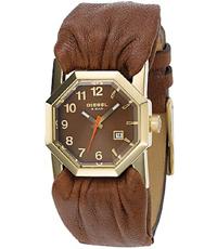 Watch strap Diesel DZ5149 Leather Brown 24mm