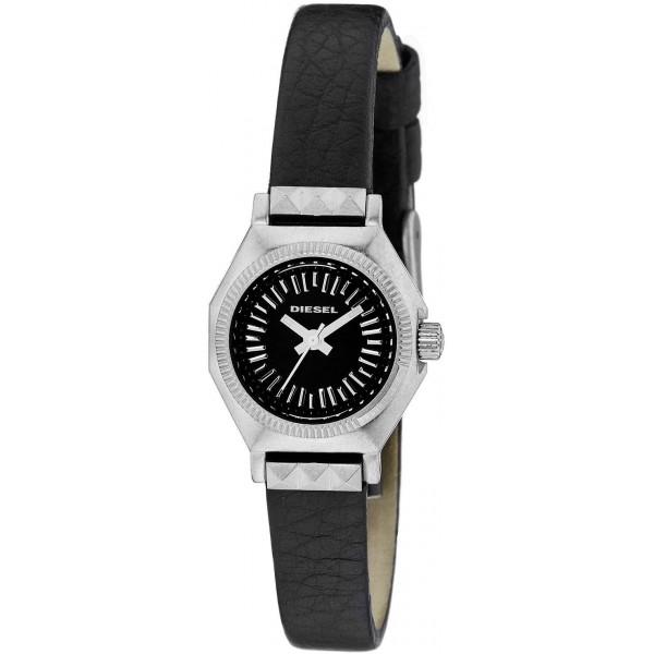 Watch strap Diesel DZ5393 Leather Black 10mm