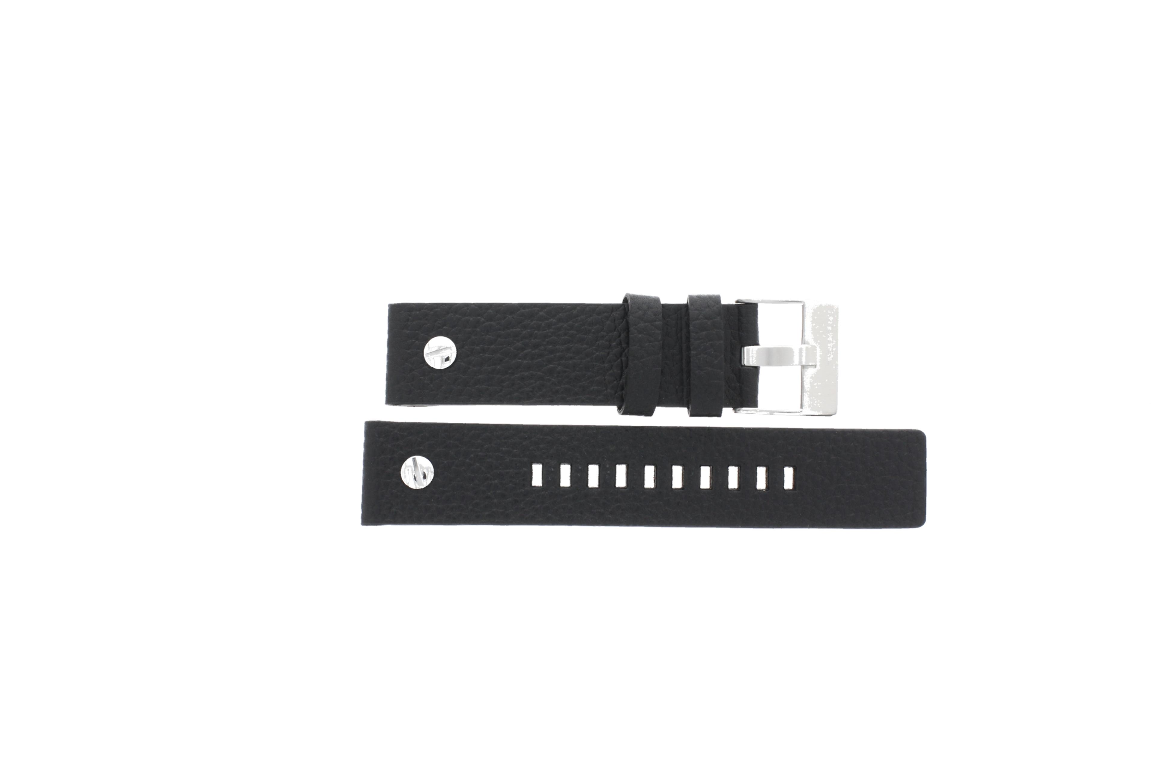 Watch strap Diesel DZ7307 Leather Black 22mm