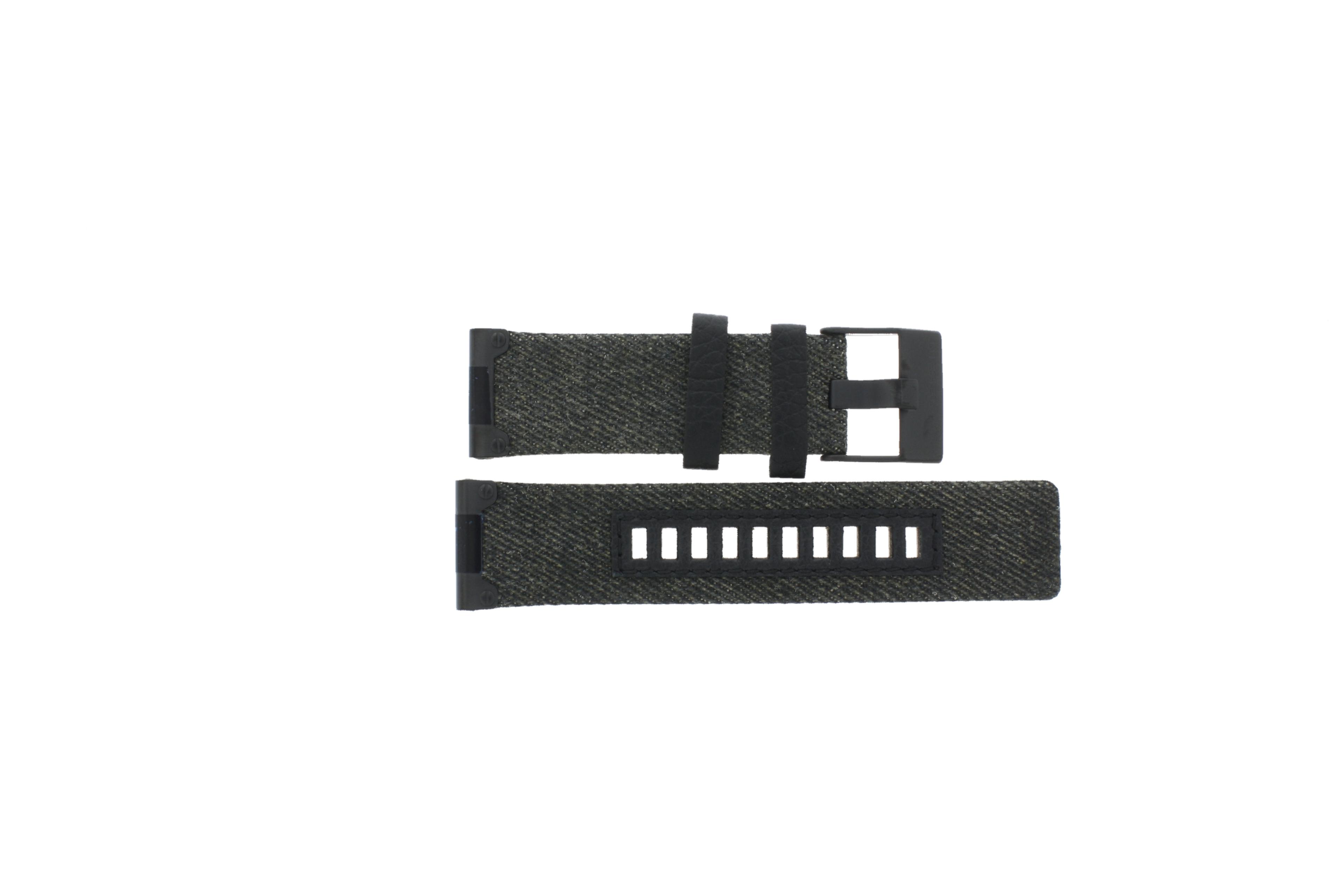 Watch strap Diesel DZ7358 Leather/Textiles Black 26mm