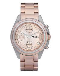 Watch strap Fossil ES2915 Steel Rosé 18mm