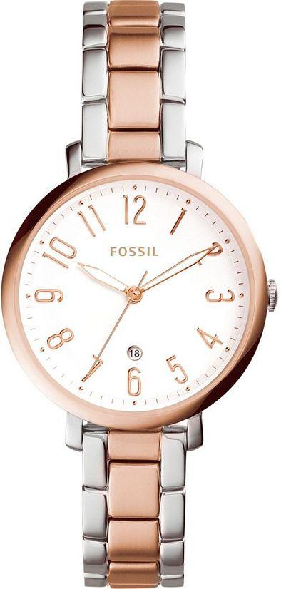 Watch strap Fossil ES4034 Stainless steel Rosé 14mm