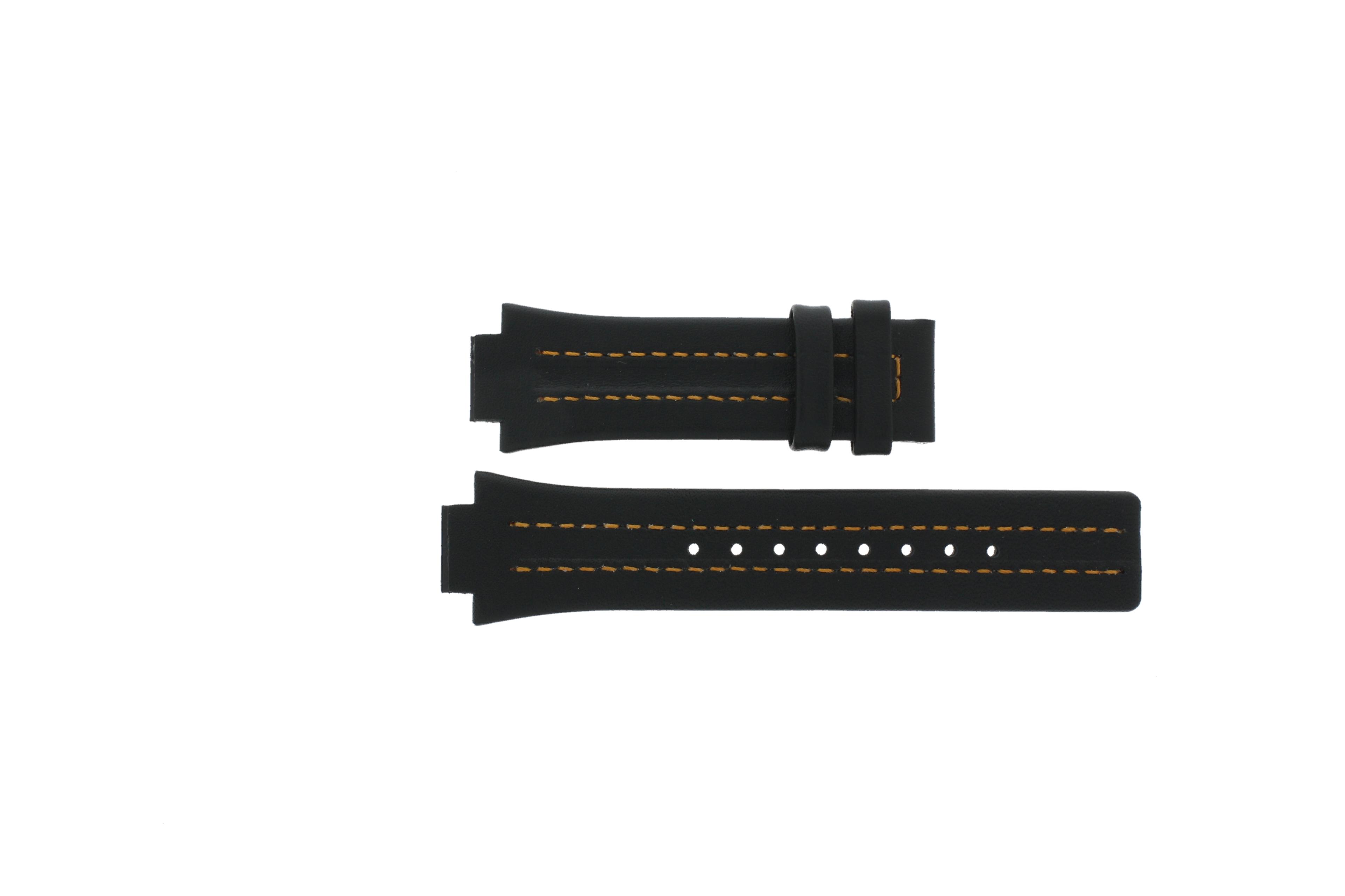 Watch strap Festina F16224-4 Leather Black 14mm