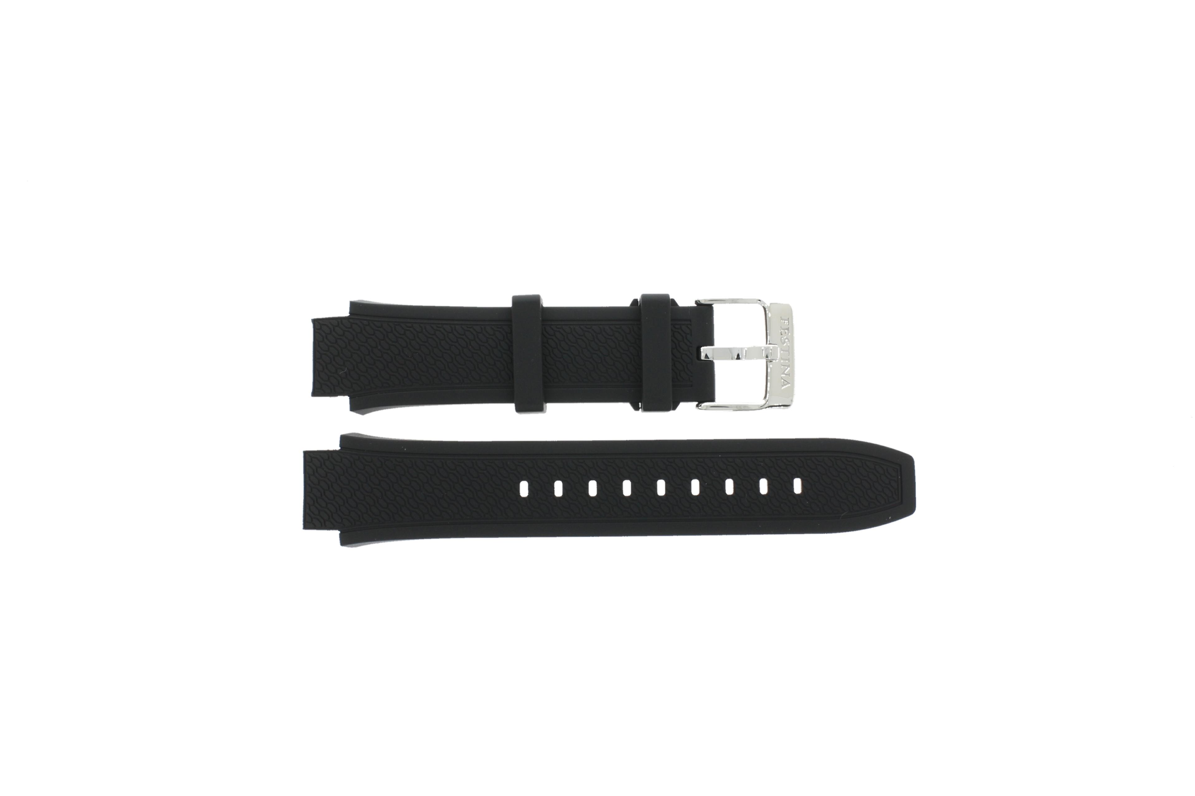 Watch strap Festina F16832 / F16830 Rubber Black 16mm