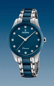 Watch strap Festina F20499.2 Steel Bi-color 17mm