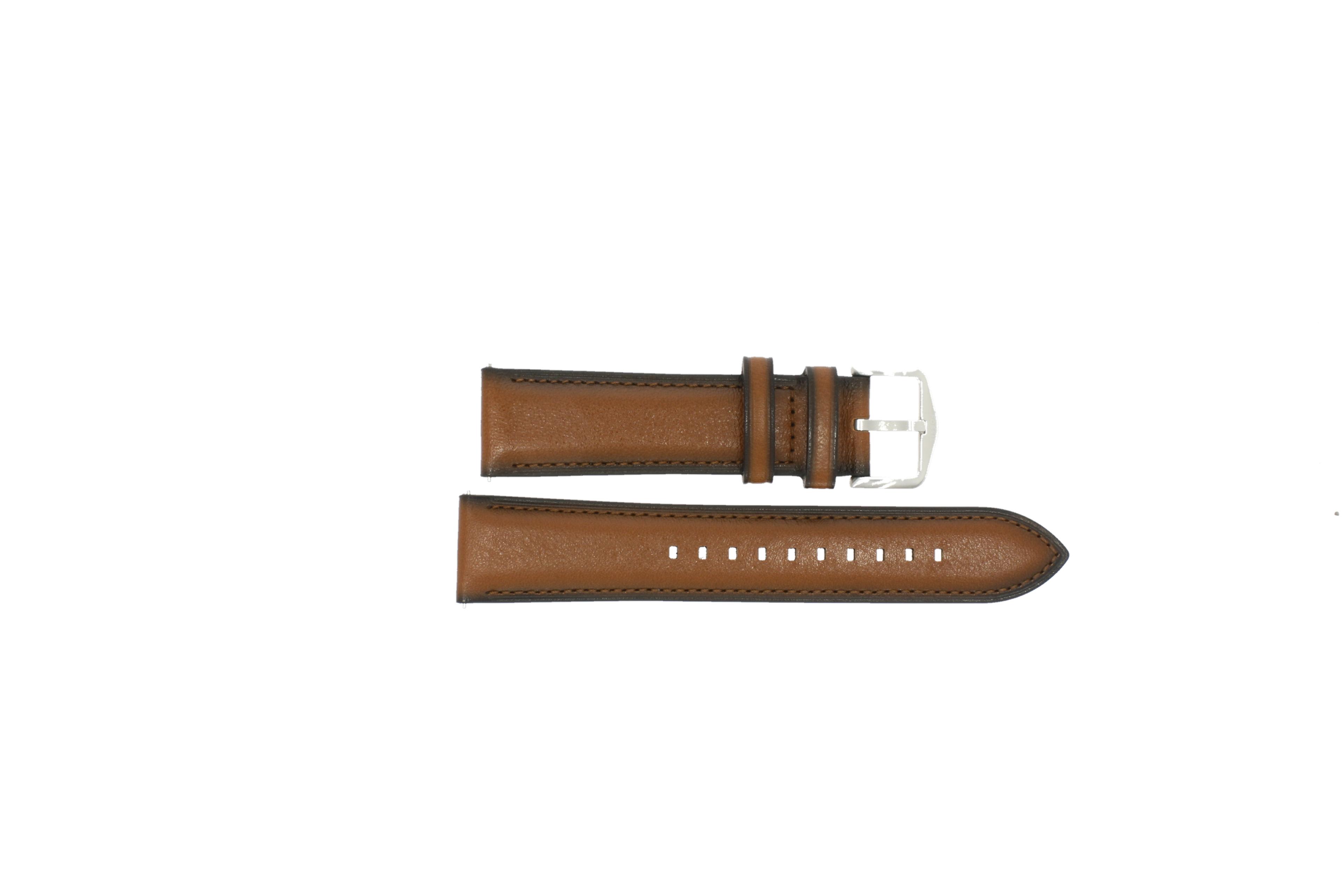 Watch strap Fossil FS5304 Leather Cognac 22mm