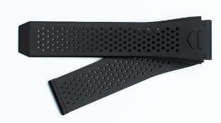 Watch strap Smartwatch Tag Heuer FT6175 Rubber Black