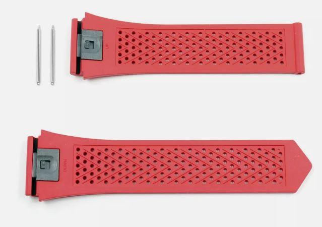 Watch strap Smartwatch Tag Heuer FT6216 Rubber Red 22mm