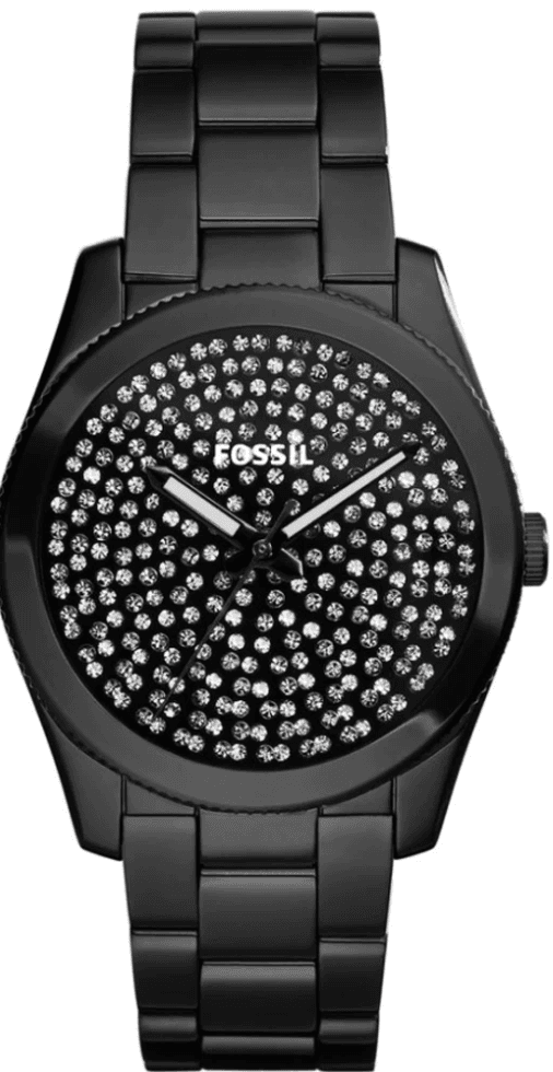 Watch strap Fossil ES3645 Stainless steel Black 20mm