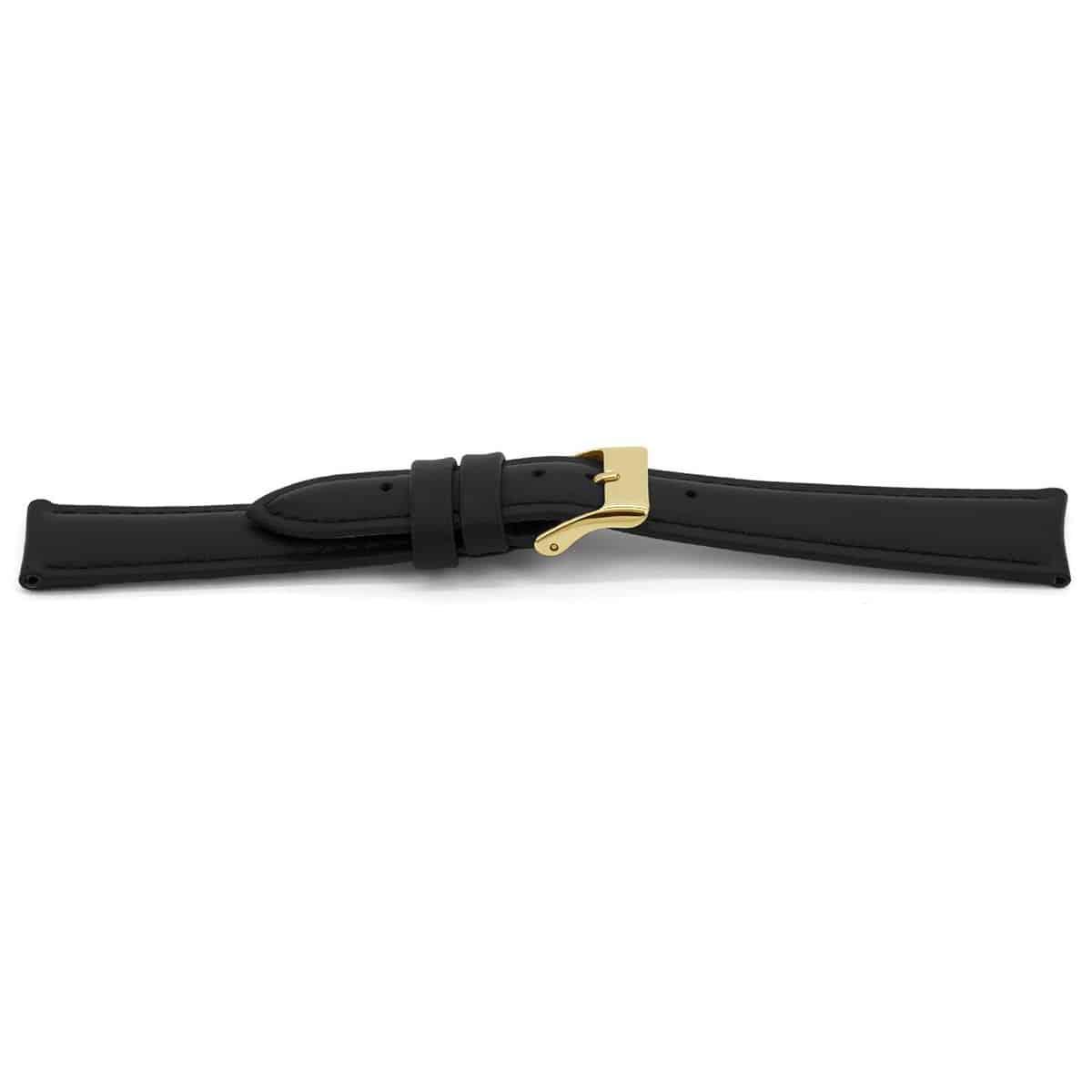 Watch strap Universal G146G Leather Black 20mm