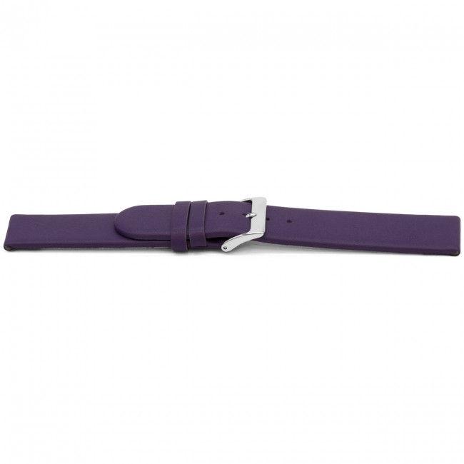 Watch strap Universal G801 Leather Purple 20mm