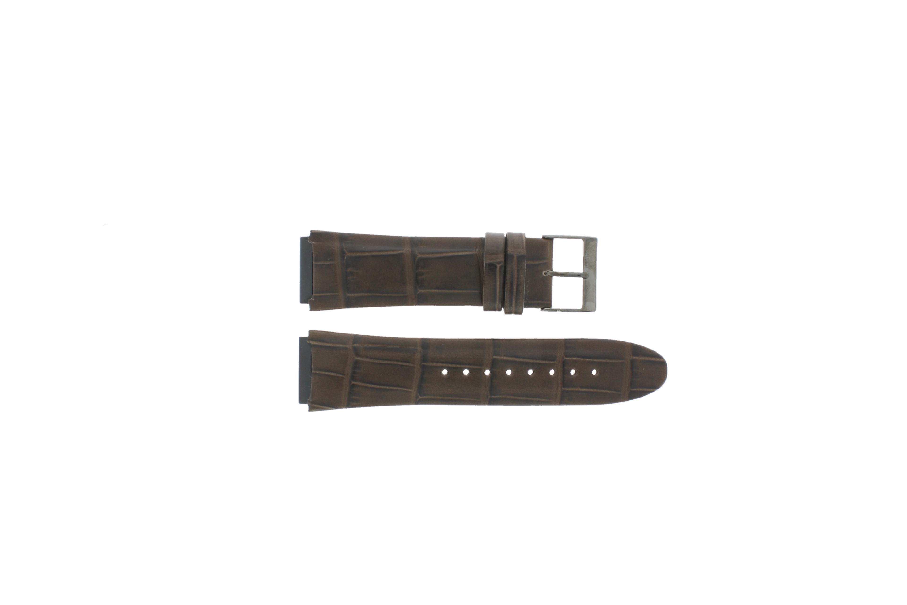 Watch strap Guess W0040G3 / W0408G2 / W0040G10 / W0040G2 Leather Brown 22mm