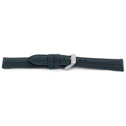 Watch strap Universal I081 XL Leather Grey 24mm