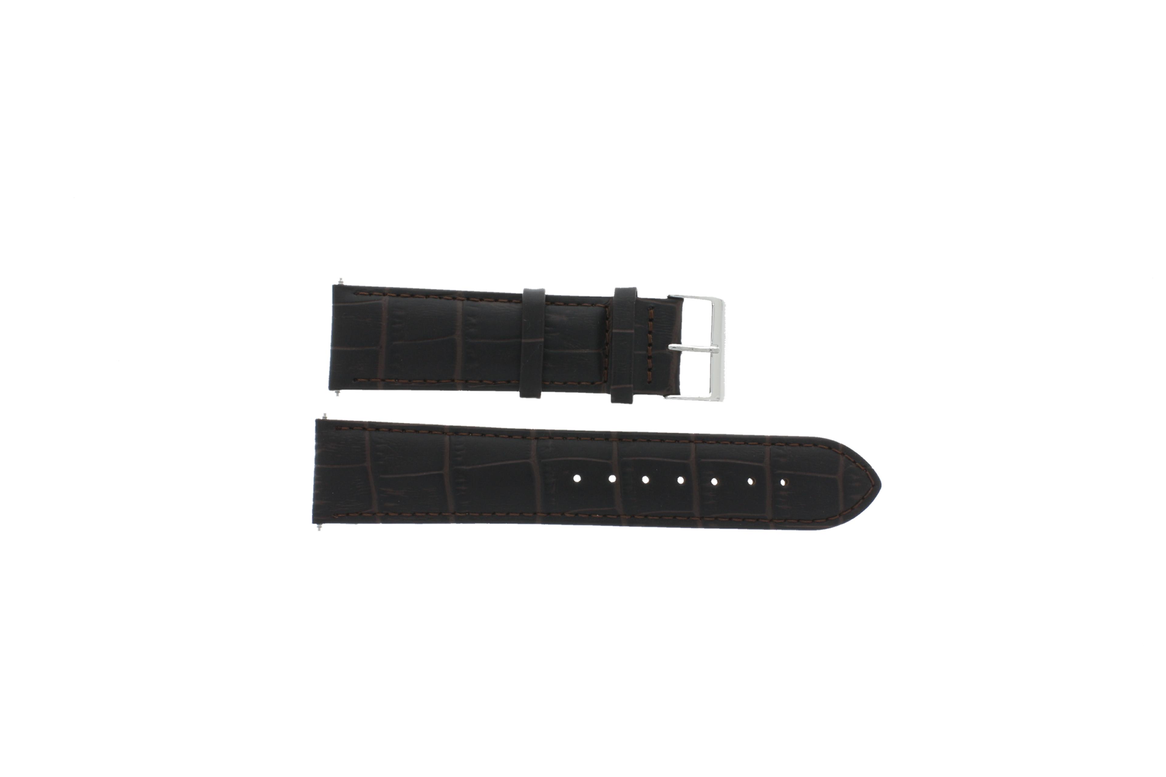 Watch strap Universal I035-XL Leather Brown 24mm