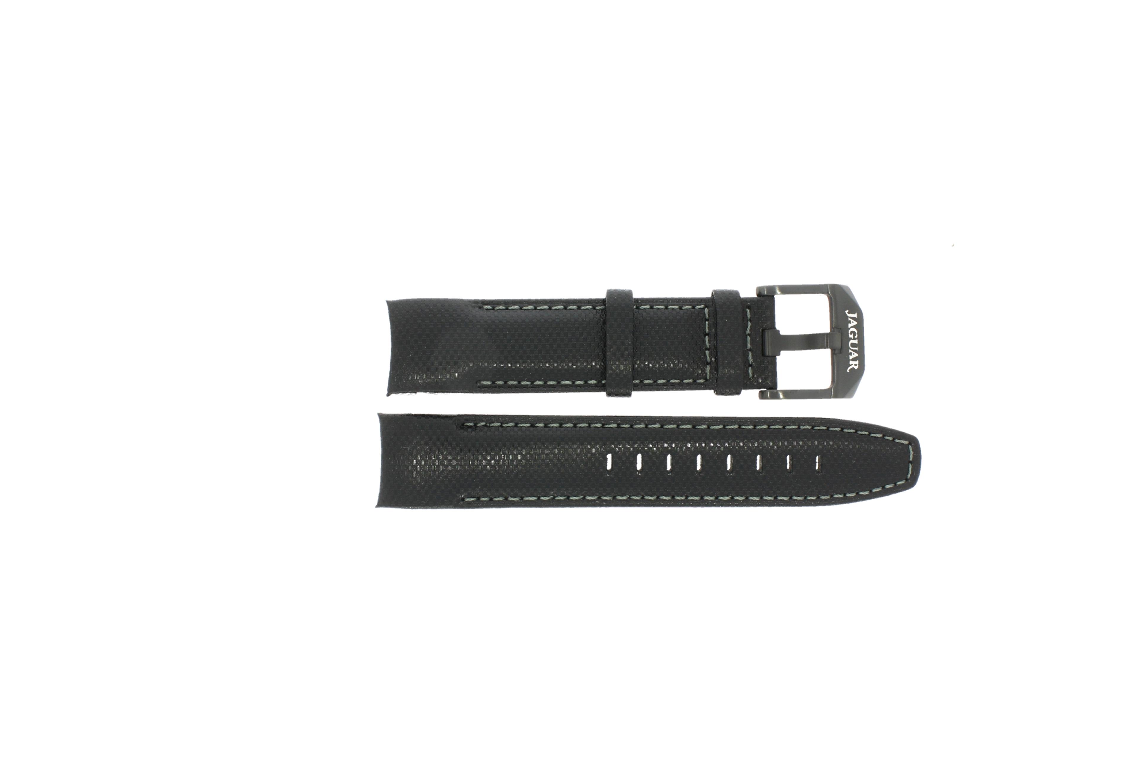 Watch strap Jaguar J690-1 Leather Black 22mm