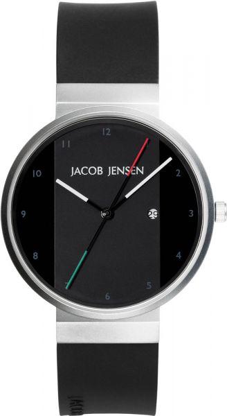 Watch strap Jacob Jensen JJ732-k Plastic Black 17mm