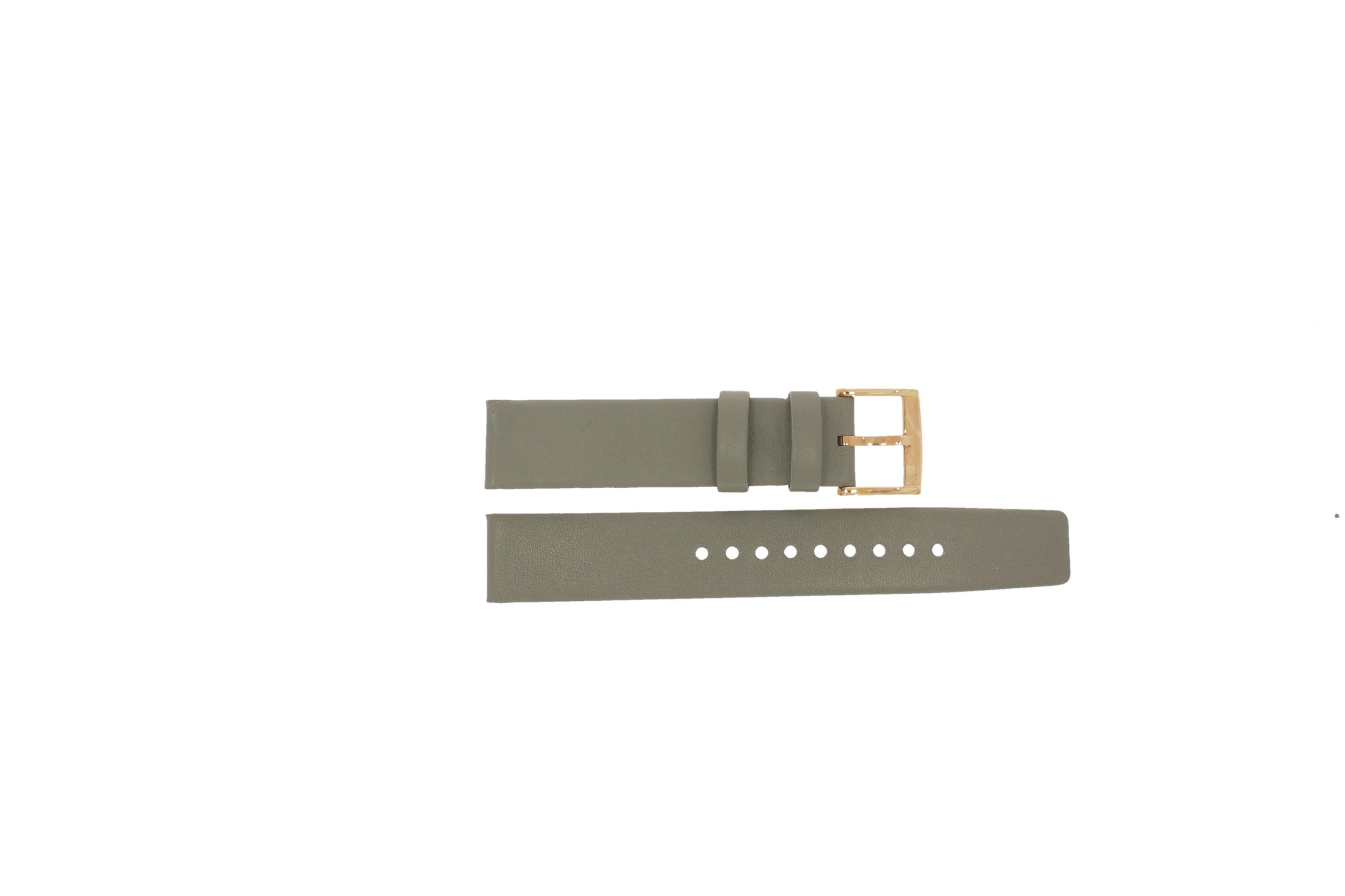 Watch strap Marc by Marc Jacobs MBM1266 / MBM3244 Leather Taupe 18mm