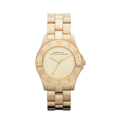 Watch strap Marc by Marc Jacobs MBM3126 Steel Gold Toned 18mm